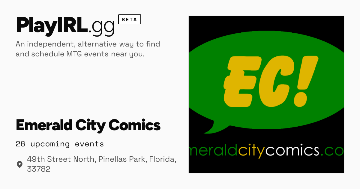 Emerald City Comics — MTG Events